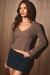 Deep V Sweater