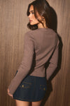Deep V Sweater