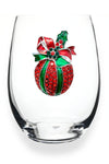 Christmas Ornament Wine Glass