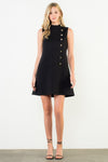 Buttoned Edge Dress