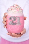 21st Birthday Wine Glass