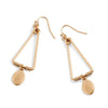 Dangle Triangle Earrings