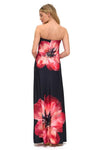 Crimson Bloom Maxi Dress