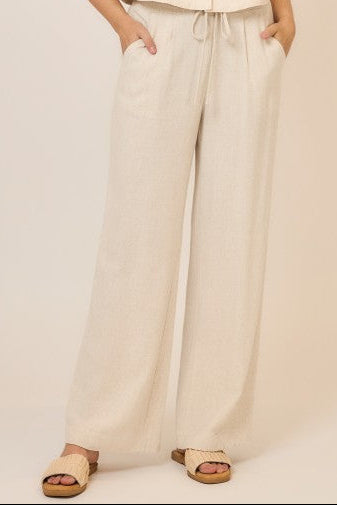 Drawstring Linen Pants