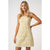 Embroidered Scallop Hem Dress