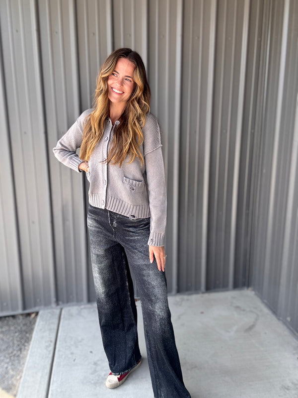 Distressed Cardi