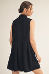 Color Band Contrast Dress