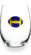 Football Stemless Wine Glass