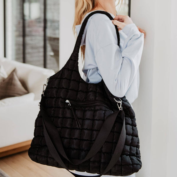 Quilted Puffer Bag