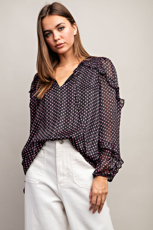 Polka Dot Blouse