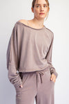 Off Shoulder Boxy Top