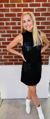 Leather Pocket Dress