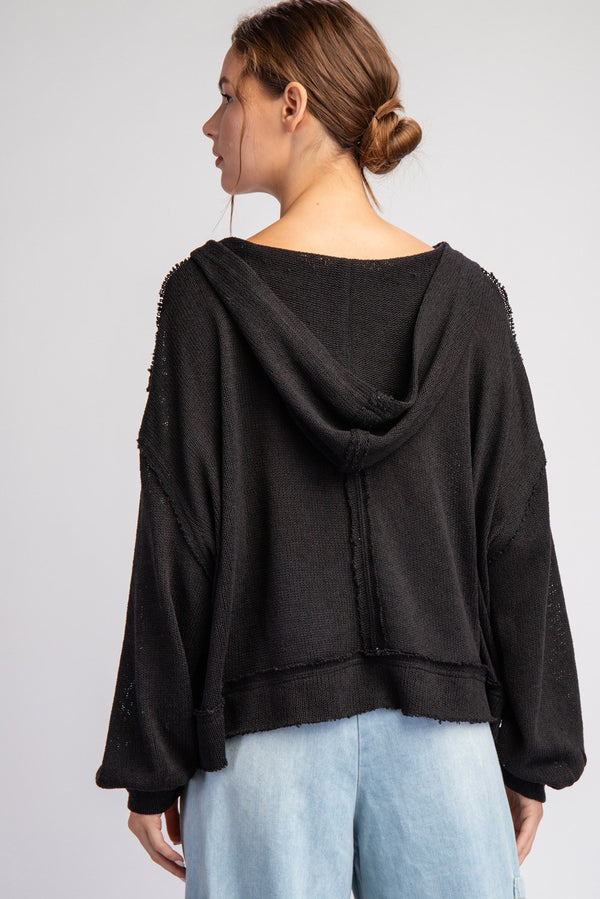Bubble Sleeve Hoodie