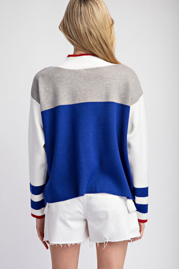 Color Block Sweater