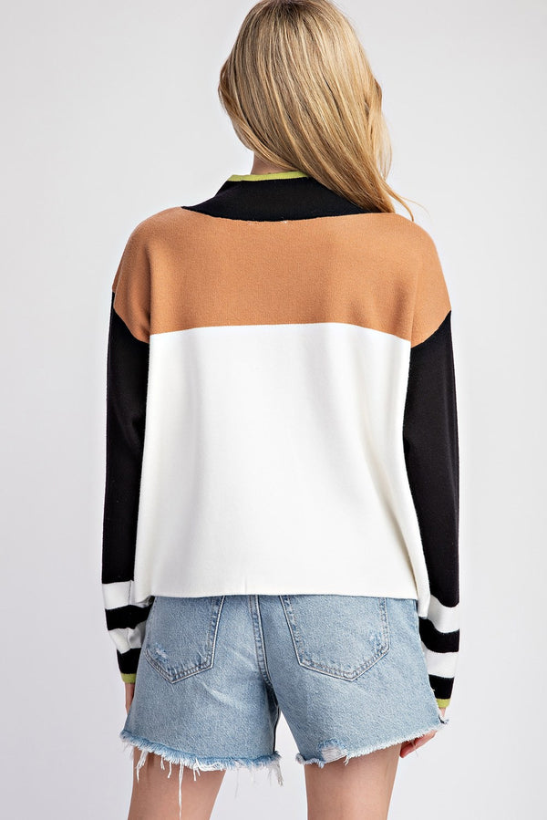 Color Block Sweater