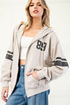 Varsity Zip Up Jacket