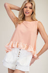 Ruffle Hem Tank
