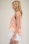 Ruffle Hem Tank
