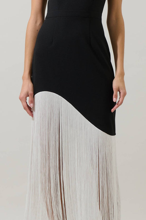 Fringe Maxi Dress