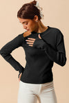 Shoulder Cut Out Top