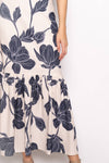Beaded Criss Cross Halter Maxi