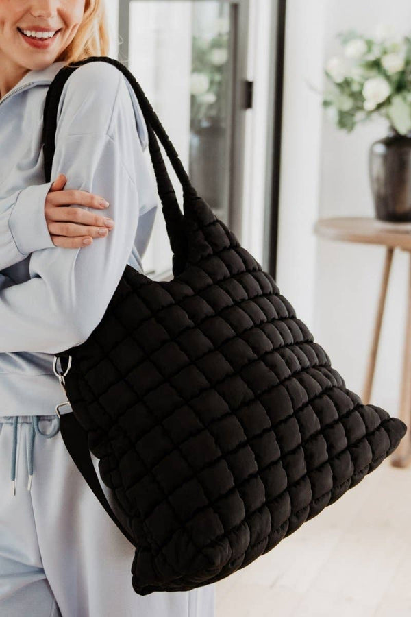 Quilted Puffer Bag