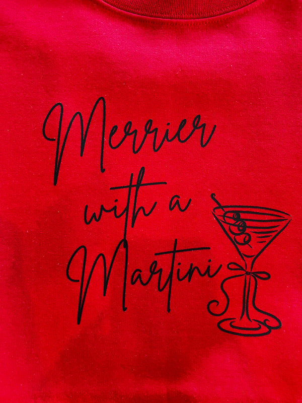 Martini Sweatshirt ~ A Trendy Original
