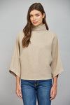 Horizontal Rib Mockneck