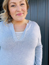 Twofer V Neck Sweater