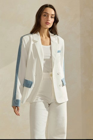 Color Block Blazer