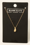 Dainty Tear Pendant Necklace