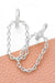 Sleek Oval Drop Earrings