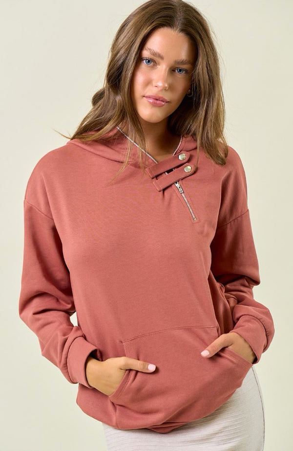 Half Zip Hoodie