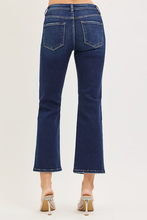 High Rise Crop Bootcut Jean by Risen