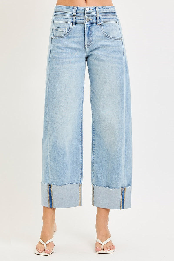 Slouchy Double Waist Jeans