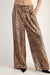 Metallic Leopard Pants