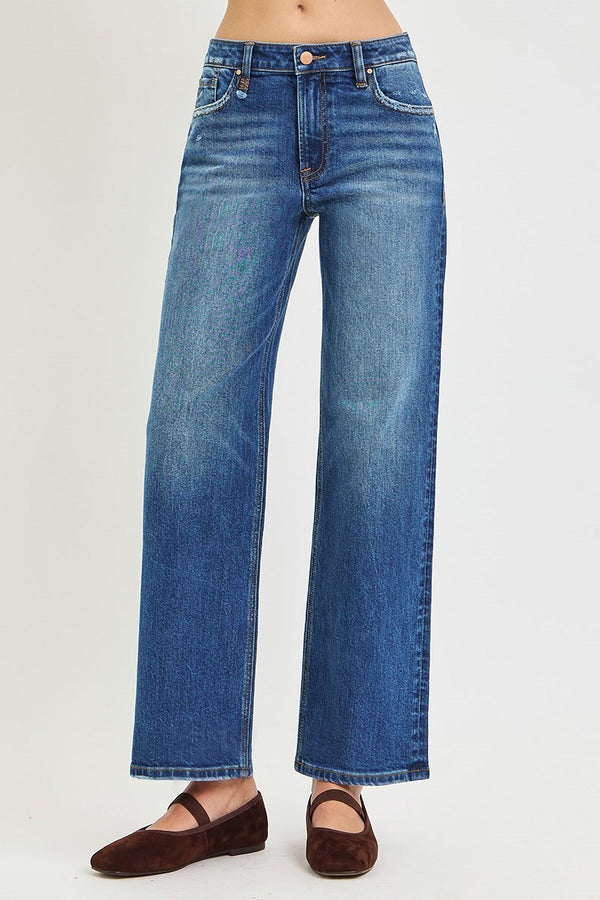 Dark Straight Jean by Risen