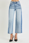 Side Contrast Jeans by Risen
