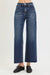 Deep Blue Wide Jean by Risen