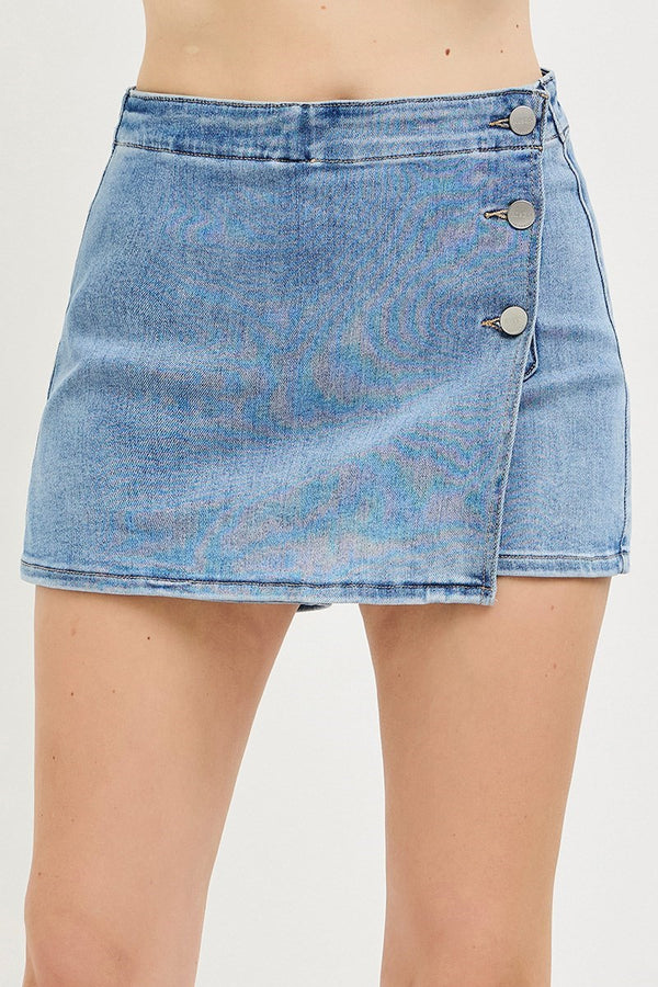 Button Down Skort
