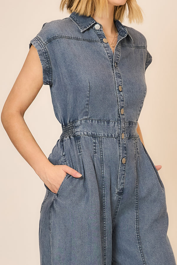 Chambray Jumpsuit