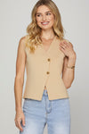 Gold Button Vest
