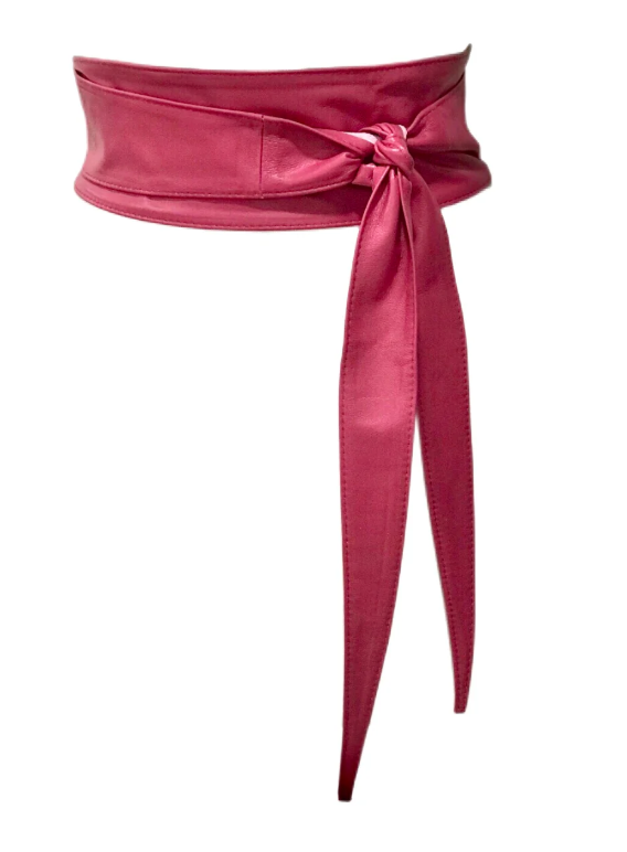 Leather Tie Wrap Belt