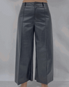 Faux Leather Flare Pants