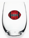 Football Stemless Wine Glass