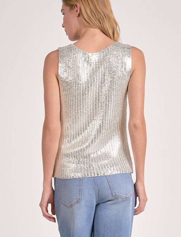 Silver Shimmer Sweater