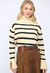 Striped Turtleneck Sweater