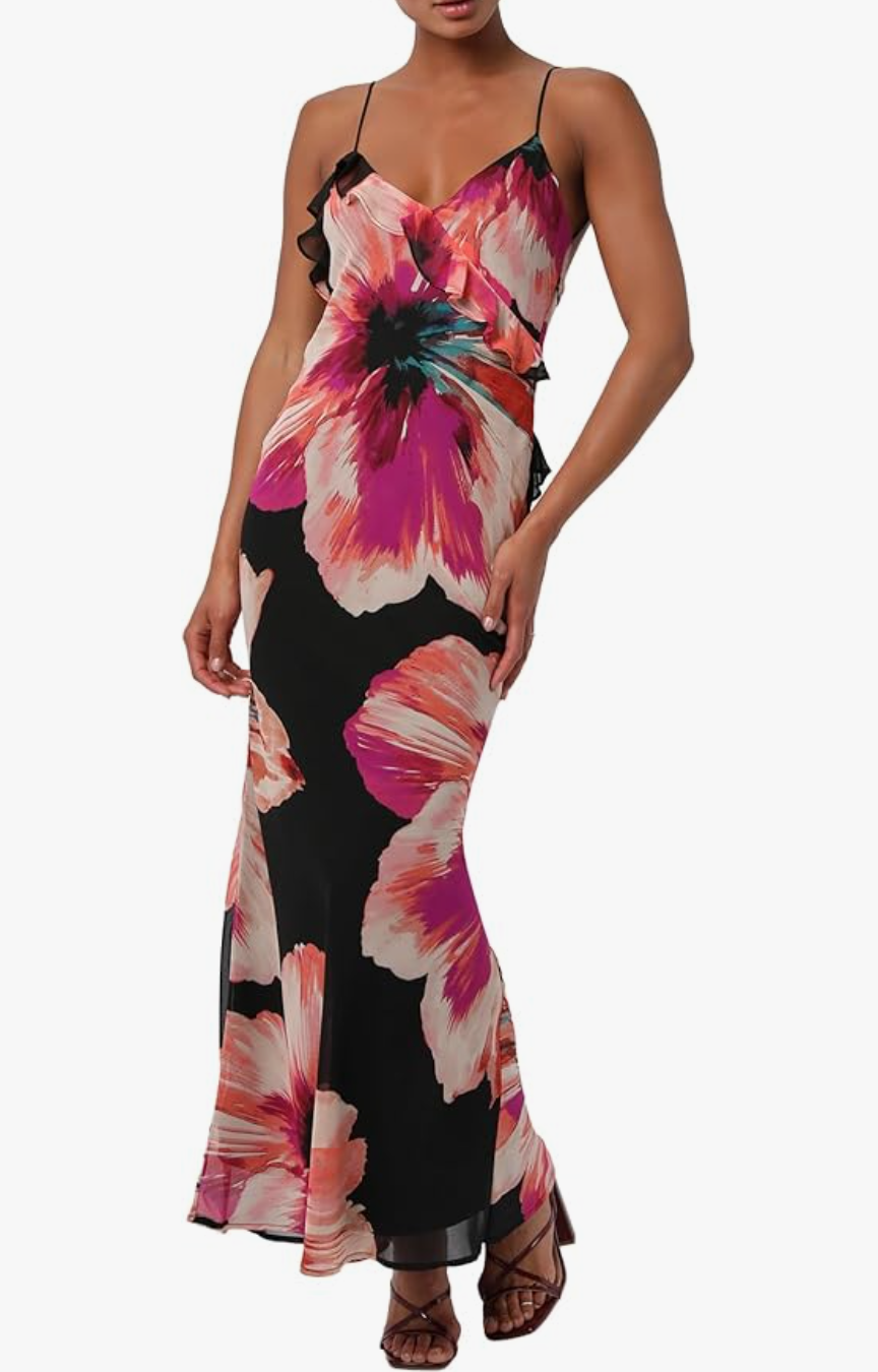 sawyer maxi dress Exclusive: For Love & Lemons Sawyer Ruffled Maxi Dress