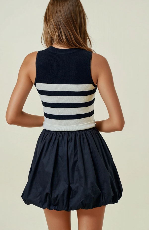 Striped Bubble Dress