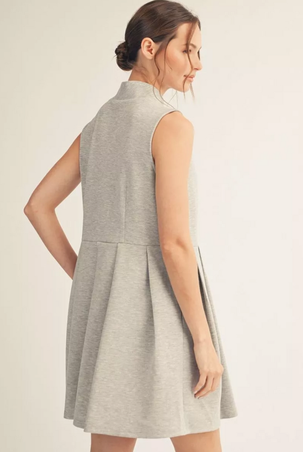 Color Band Contrast Dress